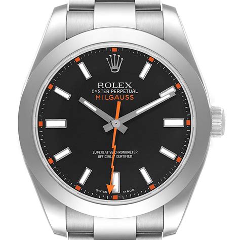 rolex milgauss black bezel.